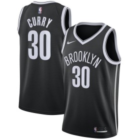 Dres Brooklyn Nets Seth Curry 30 Nike 2022-23 Icon Edition Crno Swingman